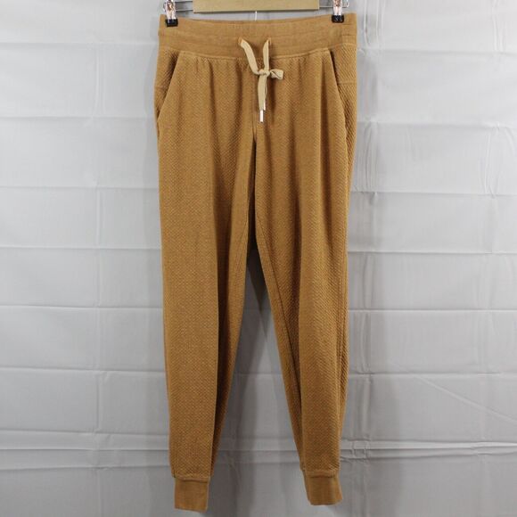 lululemon athletica Pants - Lululemon Pants Womens 6 Warm Down MR Mid Rise Jogger Textured Cozy Drawstring